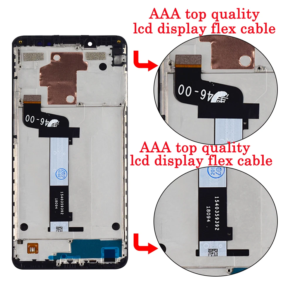 5 &quotLCD для Xiaomi Redmi Note Note5 LCD дисплей панель сенсорный экран Стекло в сборе с рамкой