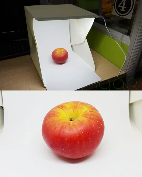 Мини складной студийный рассеянный софтбокс размером S M L со светодиодной