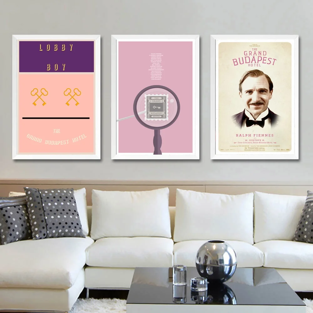 Grand Budapest Hotel Movie Poster Настенный декор для стен шелковые печатные художественные