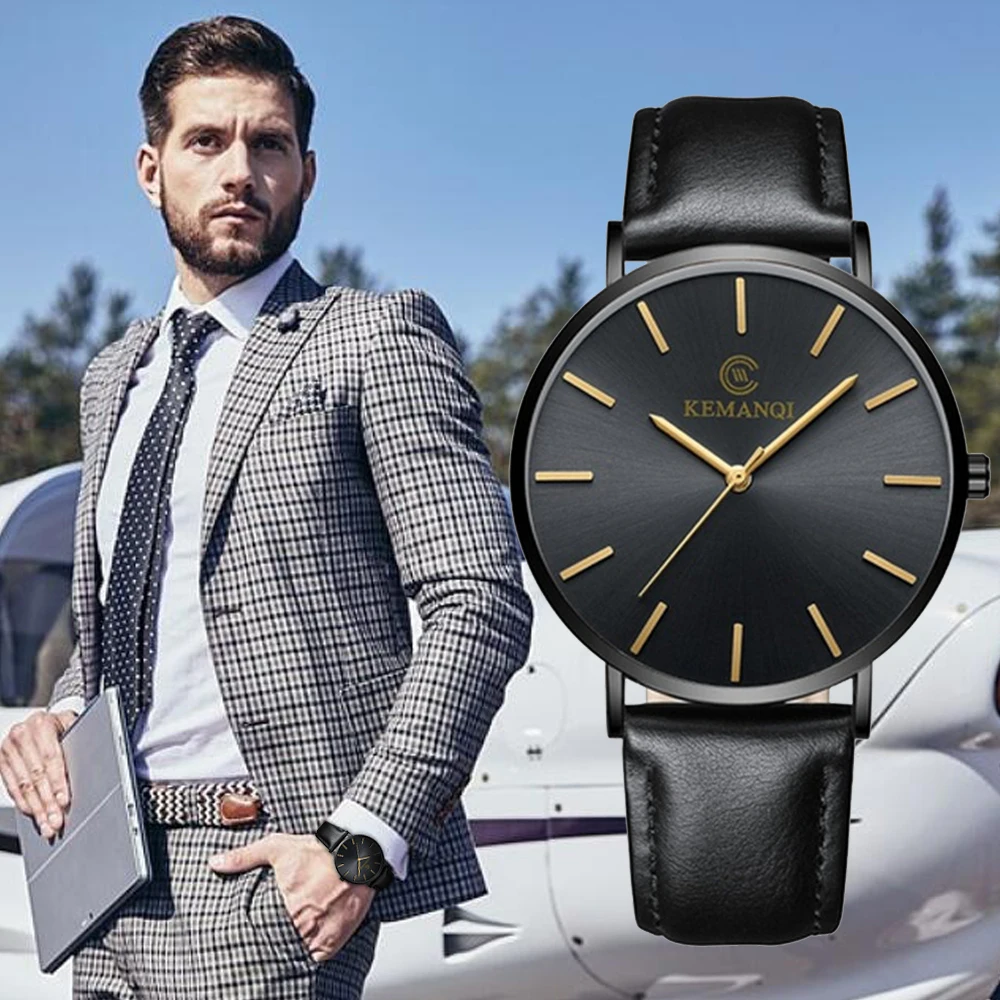 

Relogio Masculino Top Brand Watches Ultra-thin Quartz Watch Men Watch Business Wristwatch Fashion Men's Watches erkek kol saati