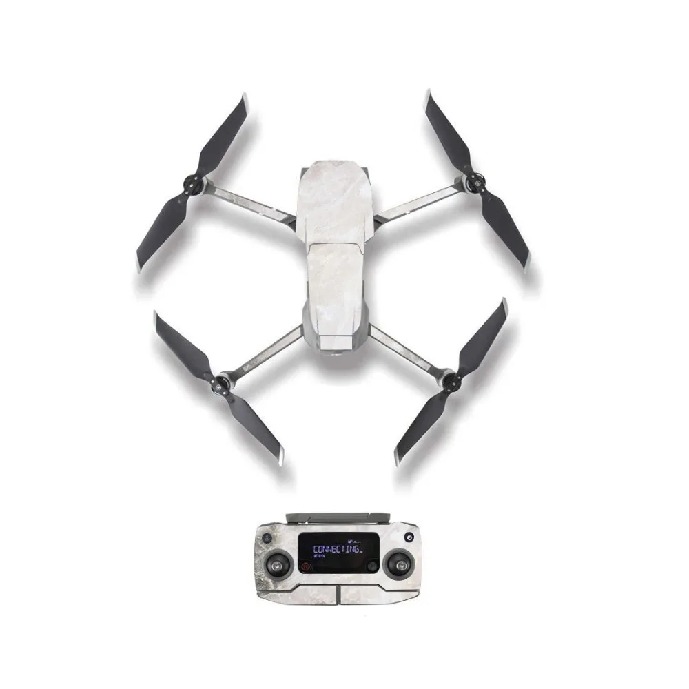 Крутая мраморная текстура стильная наклейка для кожи для DJI Mavic 2 Pro& Zoom Drone корпус пульт дистанционного управления защитная пленка для батареи