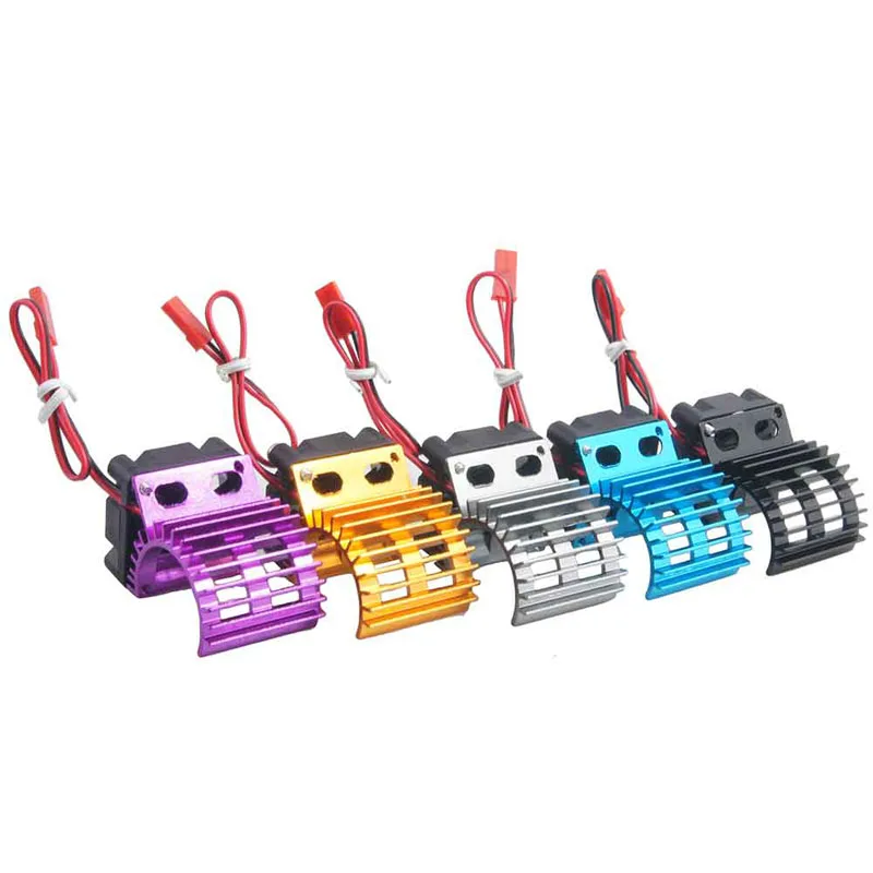 

1PCS 380 390 Motor Cooling Fan 28mm Outer Dia Motors Radiator/Cooler with Heat Sink for RC Model Car Brushed Brushless Motor