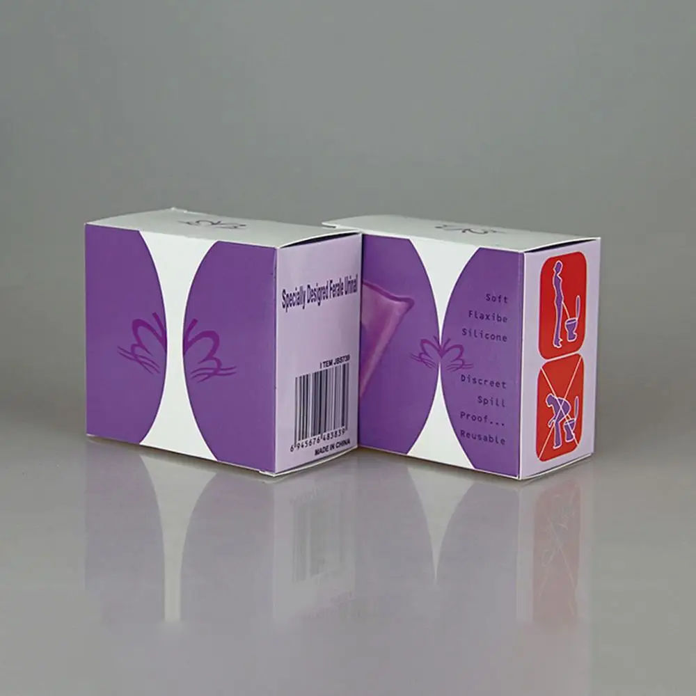 Pink color box 1 шт. женский писсуар для путешествий и кемпинга портативный женский писсуар мягкий силиконовый писсуар устройство для мочеиспускания стоячий и писсущий Туалет - Цвет: Pink color box