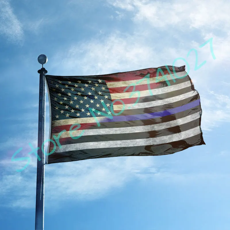 

Флаг под заказ 90x150 см с красивой звездой и полосой, баннер с латунными отверстиями, красная и синяя строка