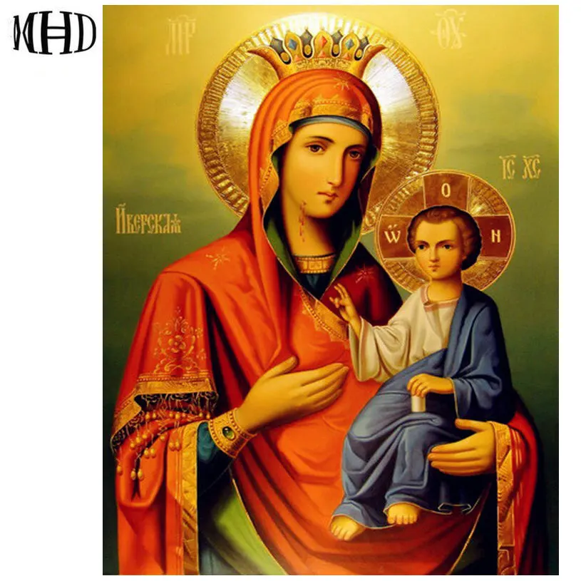 

Diy 5d diamonds embroidery diamonds painting cross stitch Religious women boy pictures diamond mosaic kit home decor