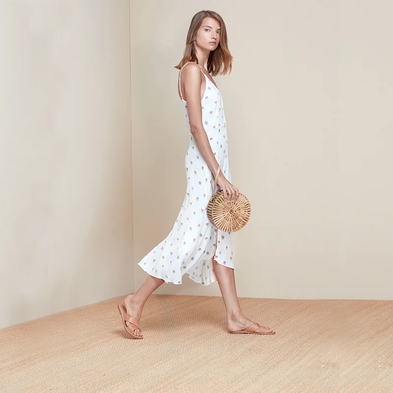 2019 Летнее белое платье Женское Vestidos до середины икры пляжное длинное винтажное