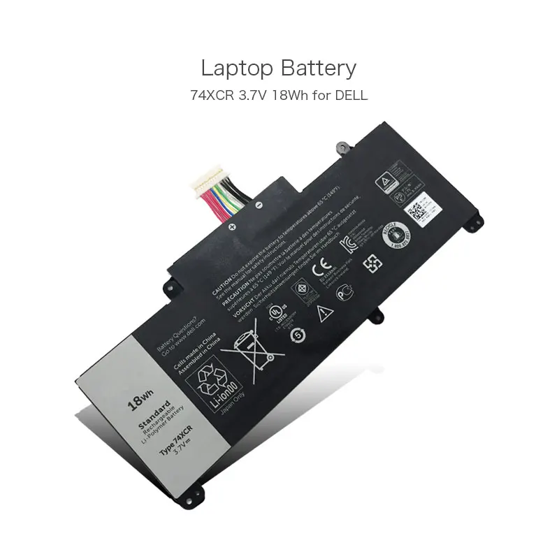 3 7 V 18Wh 74XCR портативный Тонкий Планшет литий полимерный аккумулятор для Dell Venue 8 Pro