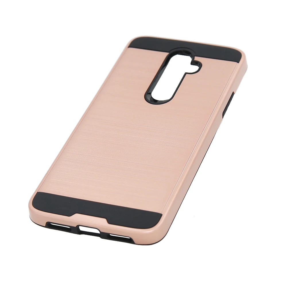 For Alcatel 3v Case Hybrid Brushed Armor Anti Scratch Dual Layer Soft TPU &amp Hard Back Cover 3V 5099 5099D 5099A | Мобильные