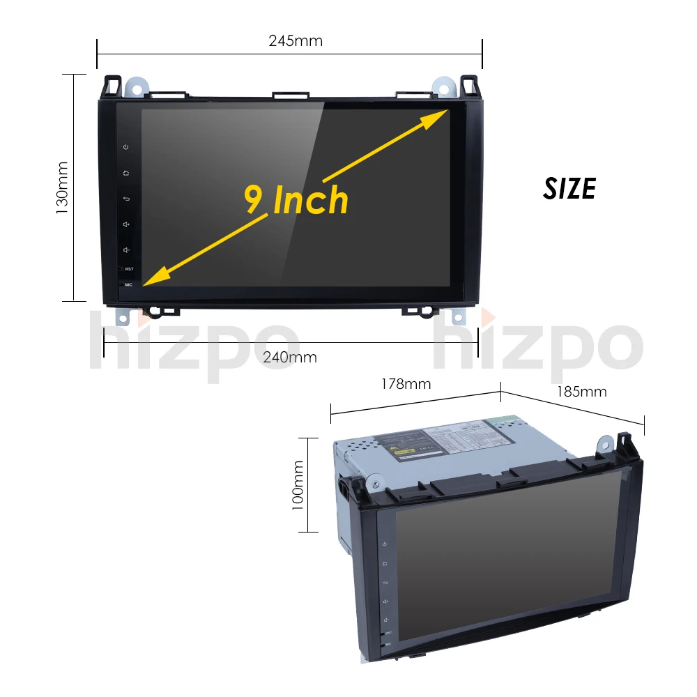 2 Din Авто Радио CarDVR gps головного устройства для Mercedes Benz B200 A B класс W169 W245 Viano Vito W639