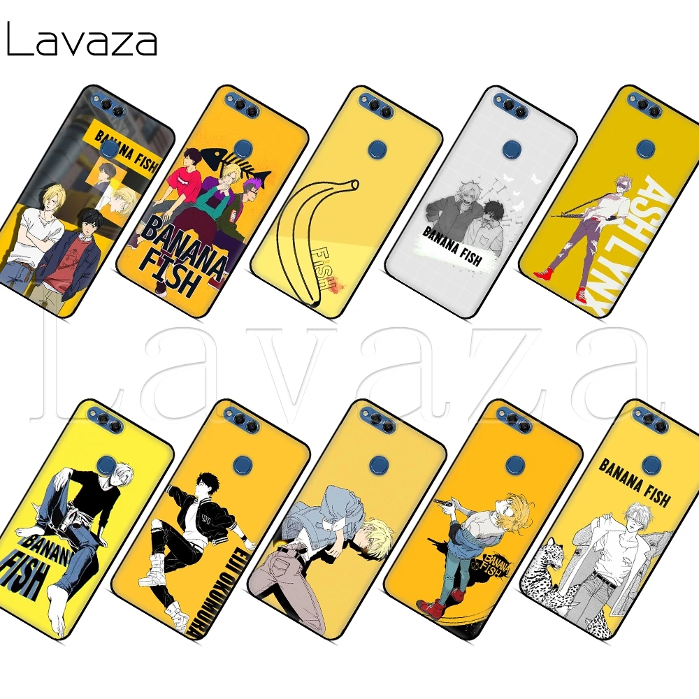 Lavaza Банановая рыба золы чехол для Honor Коврики 10 20S 6A 7A 7C 7X 8A 8C 8X 9 P9 Lite рro Y6 Y7 Y9 Prime |