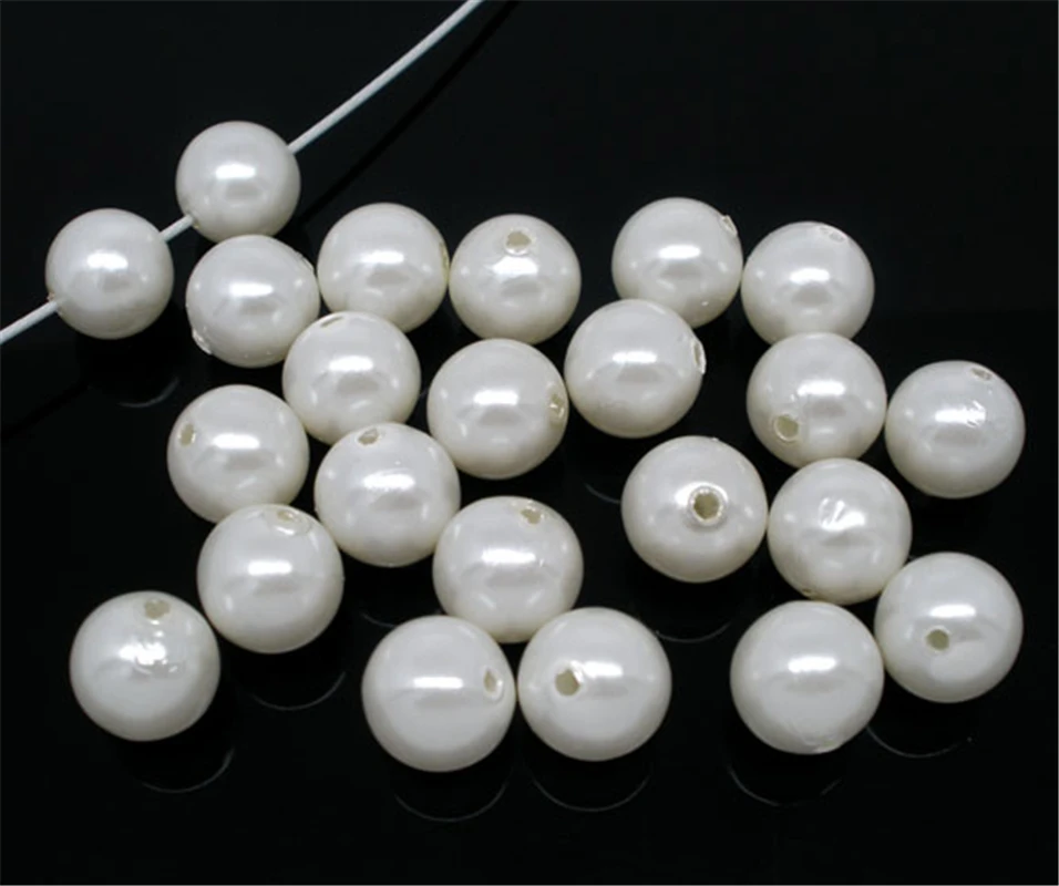 DoreenBeads 100 шт имитация жемчуга круглые бусины 12 мм диаметр.(B05255) yiwu | Украшения и