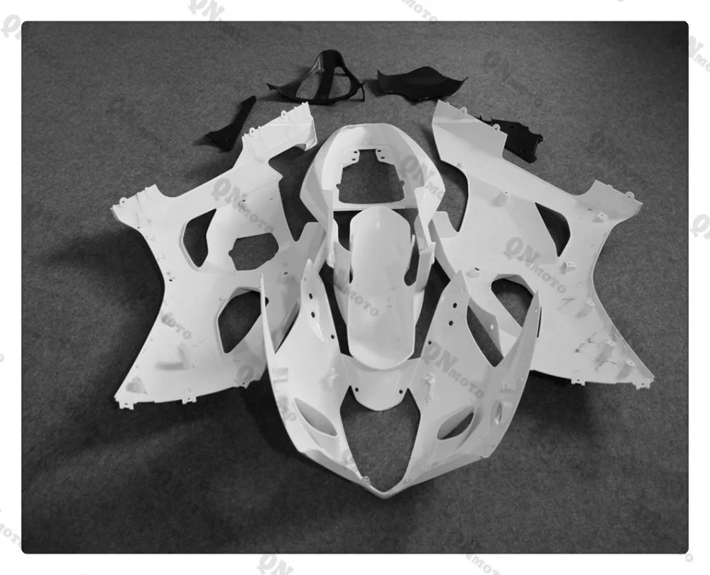 

Motorcycle Unpainted White Fairing Cowl Body work Kit For SUZUKI GSXR1000 GSXR 1000 2003 2004 + 4 Gift