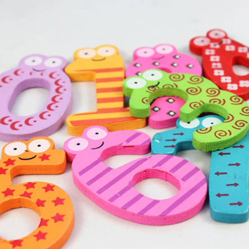 1 Набор детских игрушек для мальчиков и девочек 10 цифр 0 9|wooden numbers toy|learning education