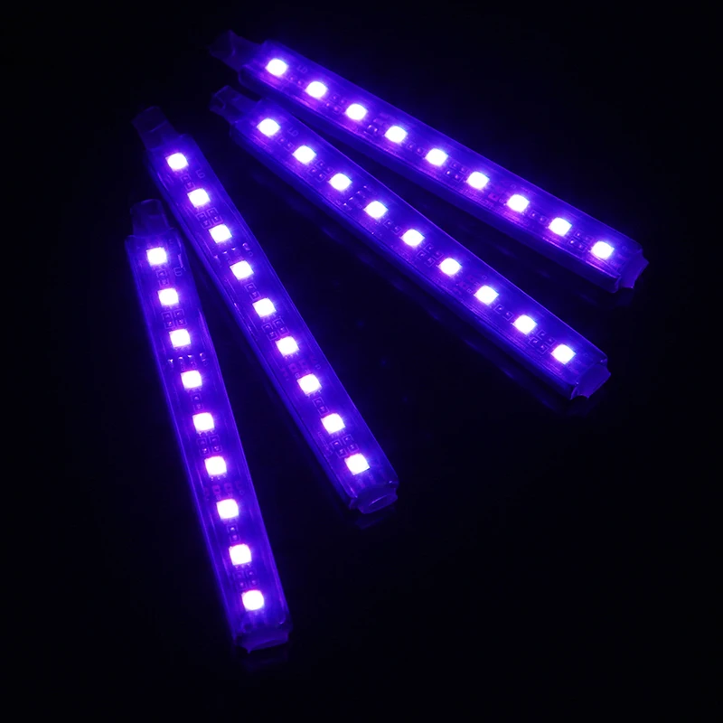 

POSSBAY 12 LED Colorful Neon Light Car Interior Lights Auto Decoration Glow Decoration Lamp With 24 Keys Remote Control