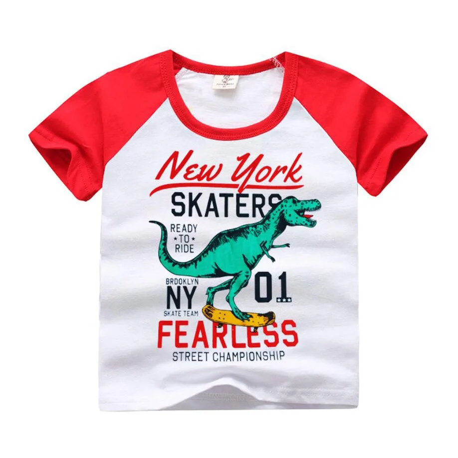 Футболки для малышей с круглым вырезом футболка короткими рукавами хлопковые