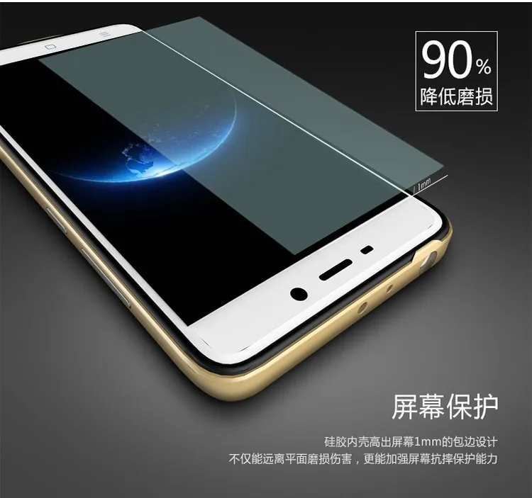 Чехол для Xiaomi redmi 4 4x, ipaky, Xiaomi redmi 4 pro, чехол, роскошный силиконовый защитный чехол на заднюю панель+ рамка из поликарбоната для redmi 4, чехол 5,0 дюйма