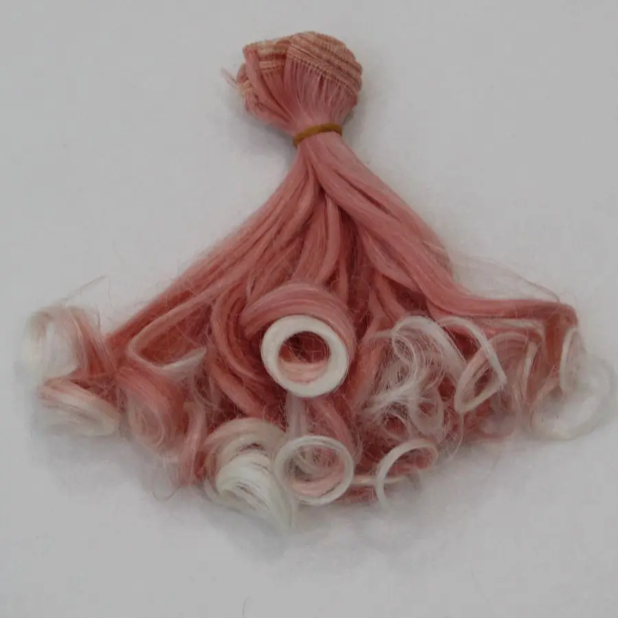 Кукольные волосы Bjd 15*100 см Diy Миниатюрные локоны высокотемпературный материал