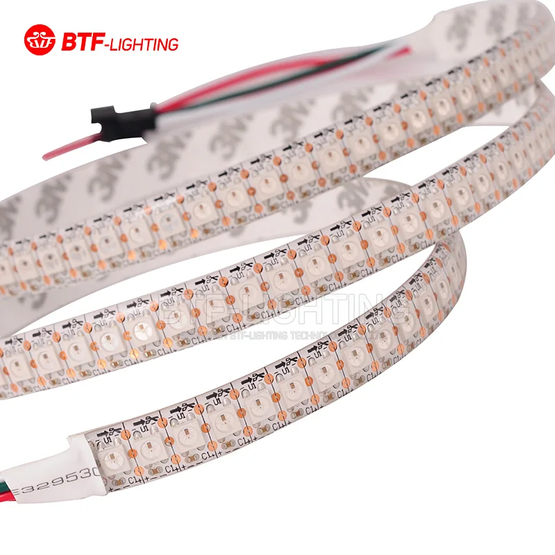 Светодиодная лампа 5050 RGB WS2812B 144 яркие цветные лампы водонепроницаемая с