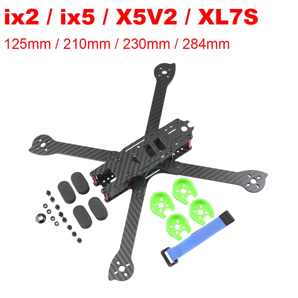 3K полностью из углеродного волокна ix2 125 мм ix5 210 X5 V2 230 XL7S 284 True FPV рама для фристайла