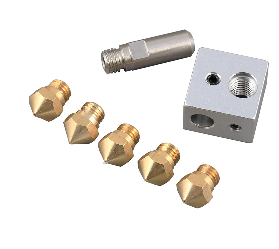 Детали для 3D принтера MK10 M7 набор экструдеров комплект насадок с горячим