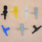 10 шт.лот, разноцветный Регулируемый воздушный насос, переключающий клапан 23 для аквариума, аксессуары для воздушных насосов 4*6 мм, шланг AA011