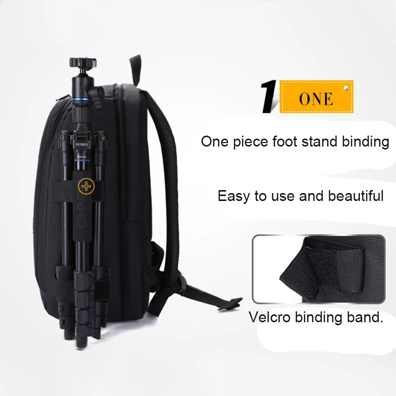 waterproof digital dslr photo padded backpack with rain cover bag case for ipad canon sony fuji nikon olympus panasonic free global shipping