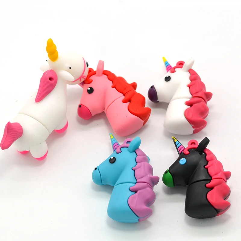 Usb флеш накопитель U disk с изображением единорога 4/8/16/32/64 ГБ|unicorn usb|u diskpen drive 4g |