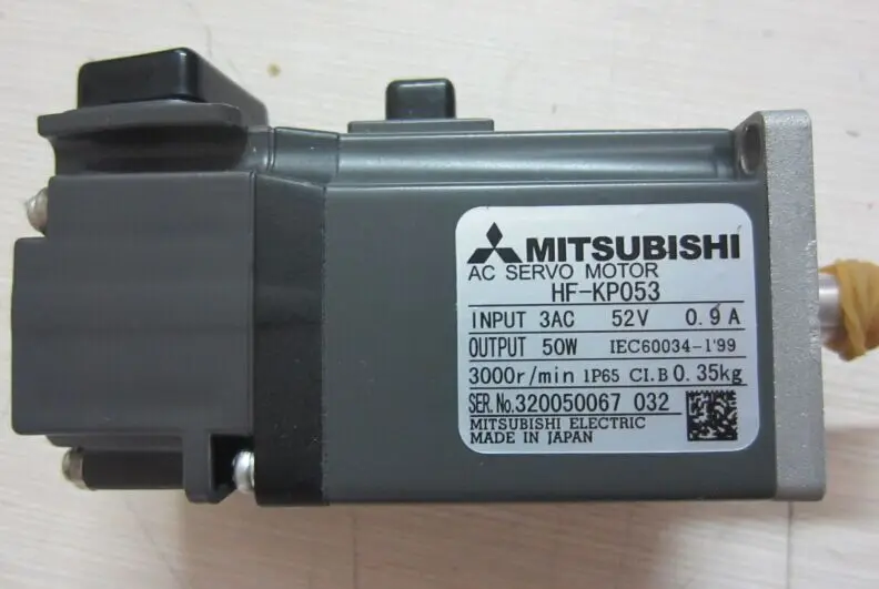 Оригинальный японский Mitsubishi Серводвигатель переменного тока 50 Вт HF KP053/HF KP053K|servo
