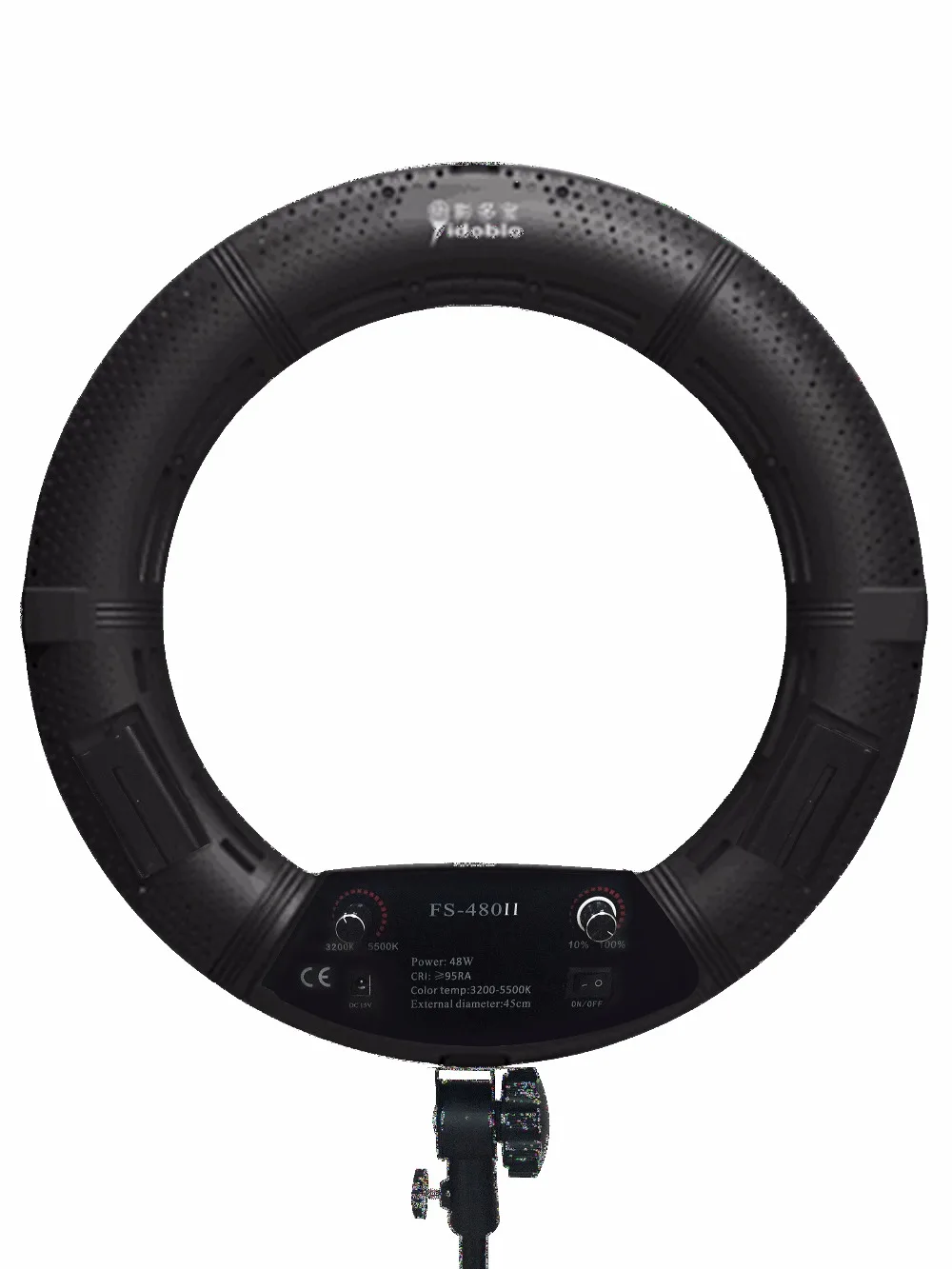 Yidoblo черный FS 480II 2 Цвета регулировки Камера фотографического светильник ing 18