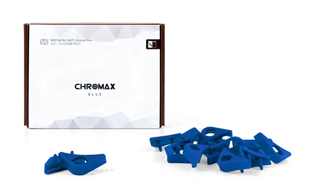 Noctua NA-SAVP1 Chromax антивибрационное Крепление вентилятора набор-16 шт охлаждающий вентилятор компьютерные корпуса башенные вентиляторы антивибрационные прокладки