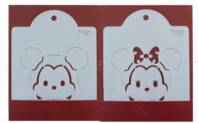 Металлический резак для печенья с Микки и Минни 2 шт.|biscuit stamp|metal cookie cutterscookie cutter |