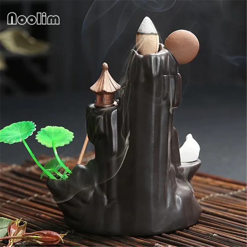 Башня Будды обратного потока благовония горелка Zen буддистская подставка для