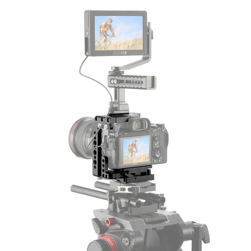 Быстросъемная полуклетка SmallRig для камеры Sony A7R III/A7 II/A7R II/A7S II A7M2 / A7M3 Cell 2098 |