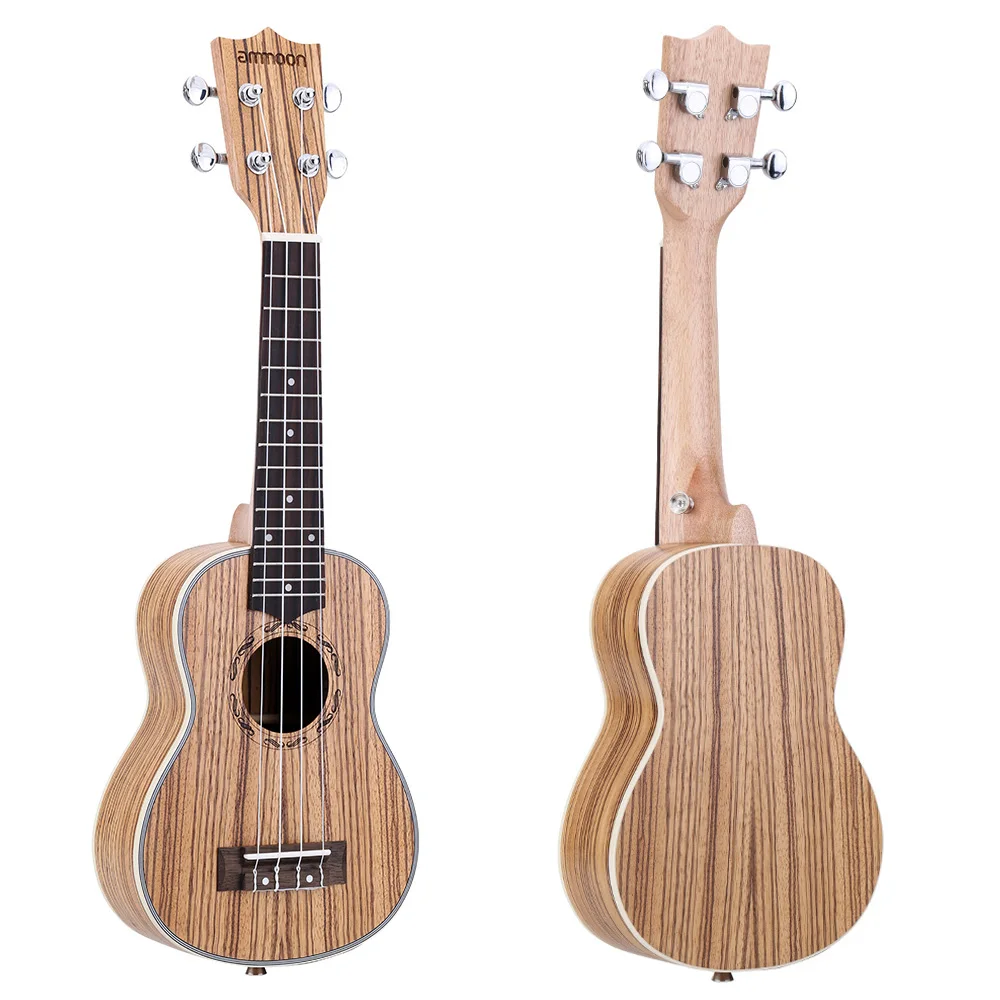 

Ammoon 21 "Гавайские гитары Ukelele Acoustic Ukelele 15 Лада 4 струны палисандр гриф струнный музыкальный инструмент