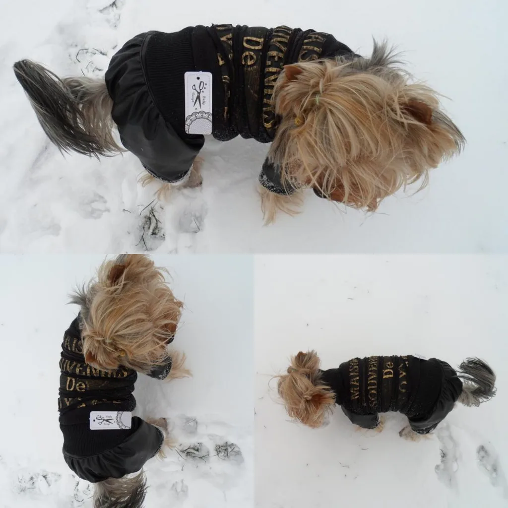 

NEW Fashion Quality Dog Jumpsuit Pet Clothes 2 Color Handsome Clothing for Small Pet XS S M L XL XXL