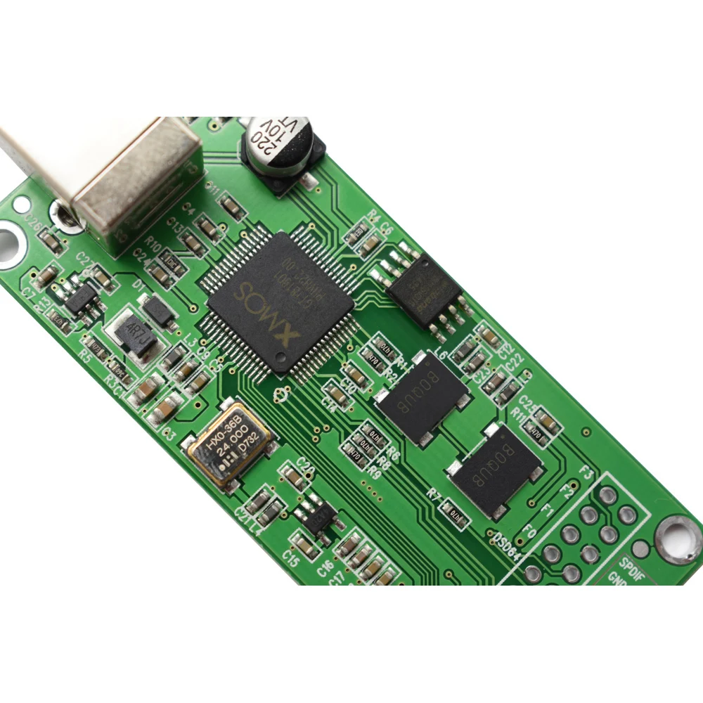 Последний XMOS U208 XU208 USB 384K 32B модуль ies SPDIF выход поддержка DSD Обновление от XMOS U8 для es9018 es9038 AK4497 ЦАП C6-006