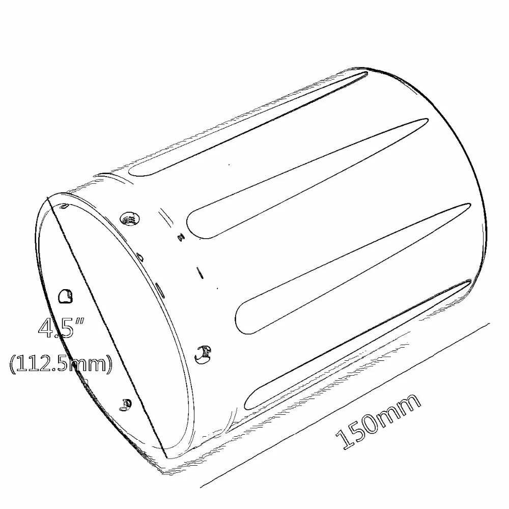 4.5 Chrome Shallow Cut Exhaust Tips for Victory Hardball, Vision, Cross Country, and Road Models image 5