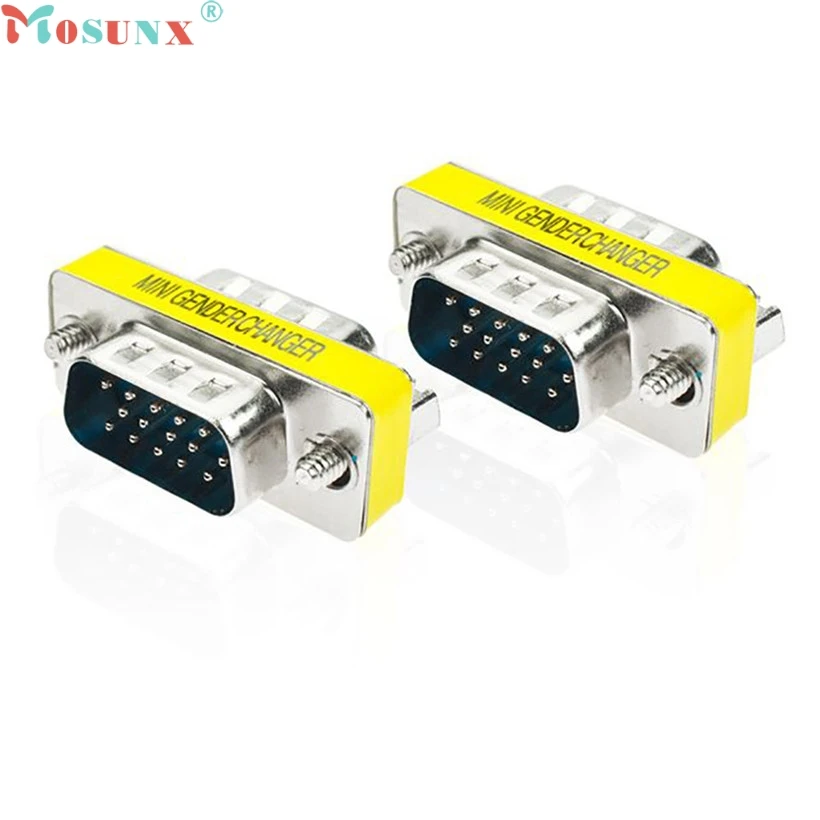 15 контактный Переходник VGA SVGA HD15 переходник с переходником штырь Прямая поставка