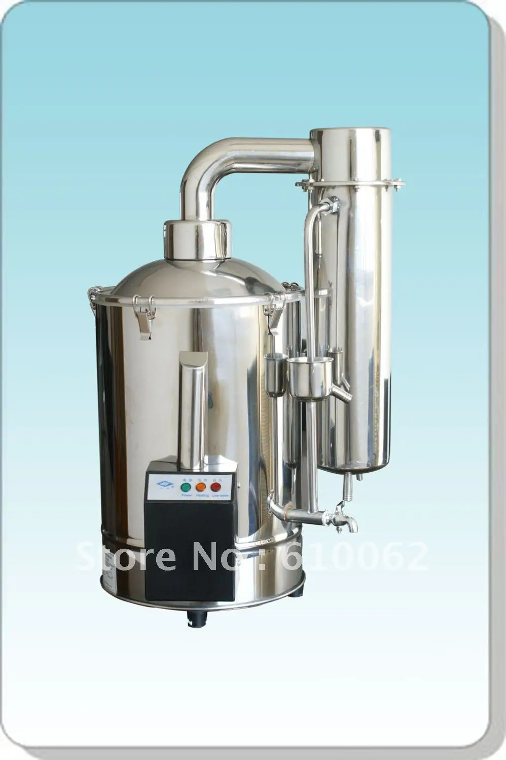 

Auto-Control Electric Water Distiller, Water Distilling Machine, Distilled Water, 20L/h