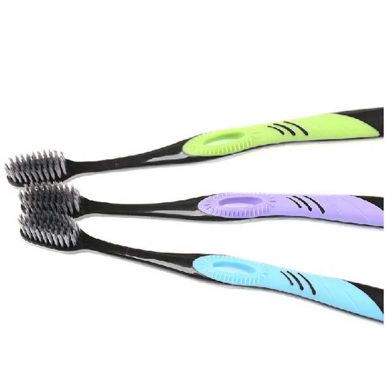 Новая ручная зубная щетка Perfct для взрослых нечистый уголь мягкая щетина Глубокая