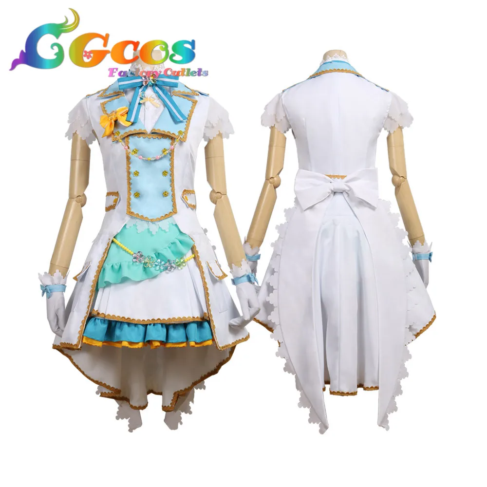 CGCOS Coplay косплэй костюм BanG Dream Pastel * палитры 2nd один Hikawa Hina аниме платье костюмы на