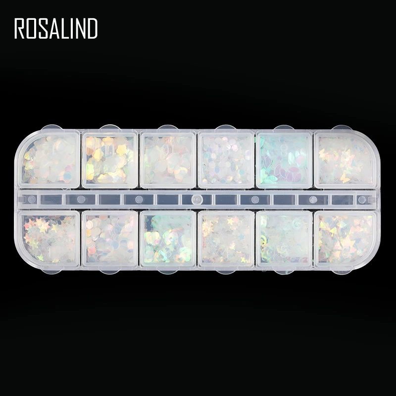 ROSALIND дизайн ногтей украшения Шарм Пластик DIY маникюр блёстки гель блеск