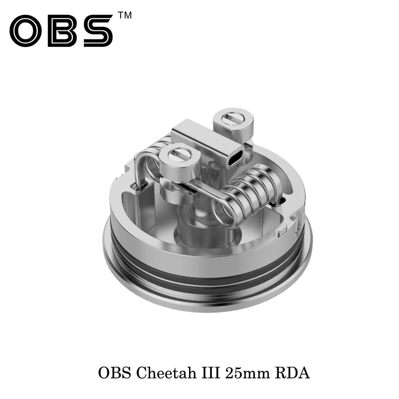Электронная сигарета OBS Cheetah 3 RDA 25 мм бак облако чудовище перестраиваемый