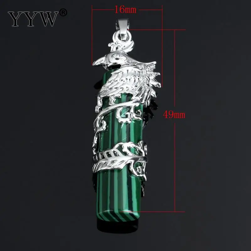 Новый дизайн подлинный 3D натуральный кварц морской опал дракон Феникс подвеска