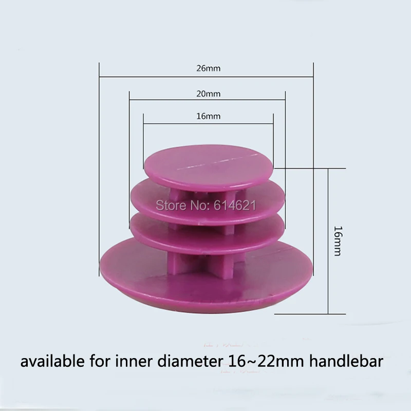 50 шт./лот противоскользящих вставок для руля MTB 25,4 / 31,8 мм для горного велосипеда с пробкой на конце руля, корковой рулевой высоты и плоской руля, запчасть для велосипеда.