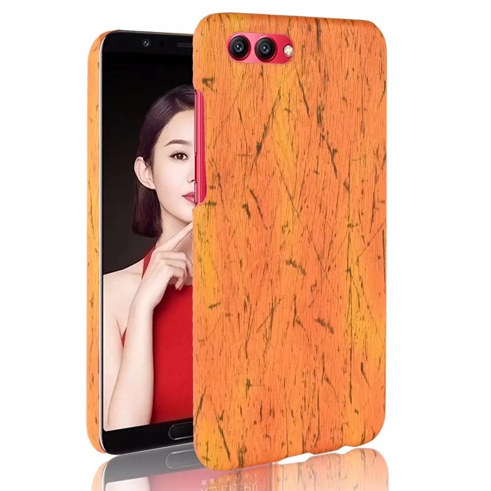 Abhoriz чехол для huawei honor V10 Ultra Slim дерева кожи жесткий корпус телефона |