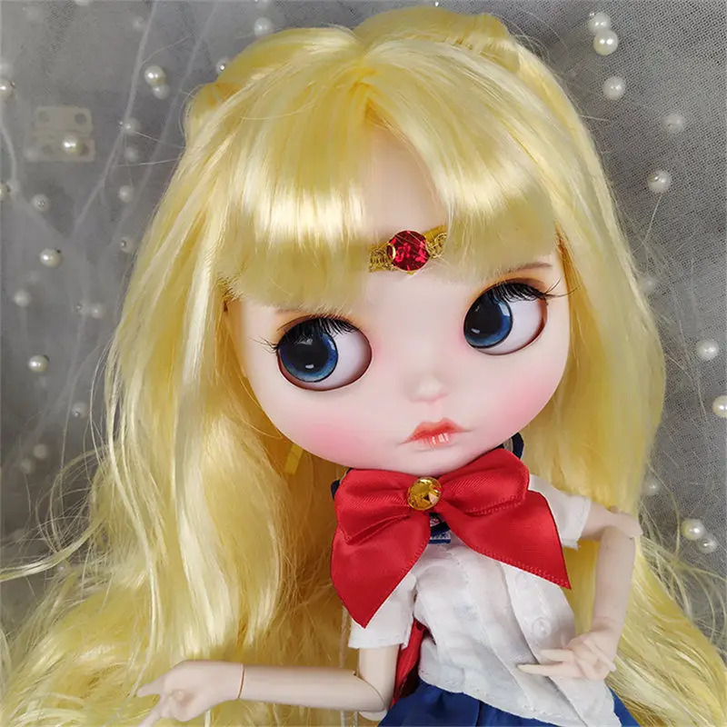 30 см 12 дюймов Заводская кукла Blyth золотые длинные волосы белая кожа 1/6 шарнирная кукла для тела подарок Сейлор Мун BJD куклы игрушки