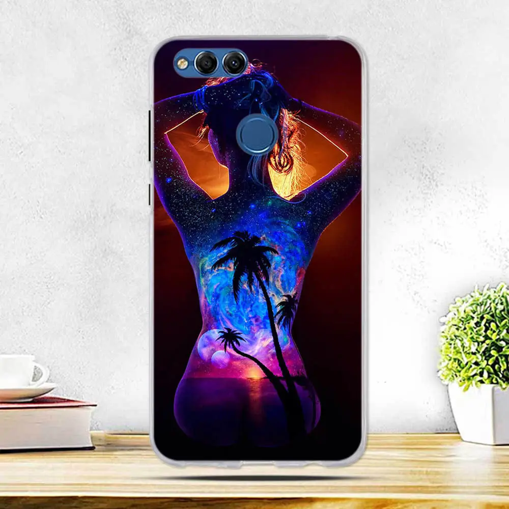 25 Чехол для huawei Honor 7X Чехол Мягкий силиконовый чехол для huawei Honor 7X L21 L22 L24A чехол для huawei Honor 7 X чехол для телефона s - Цвет: 25