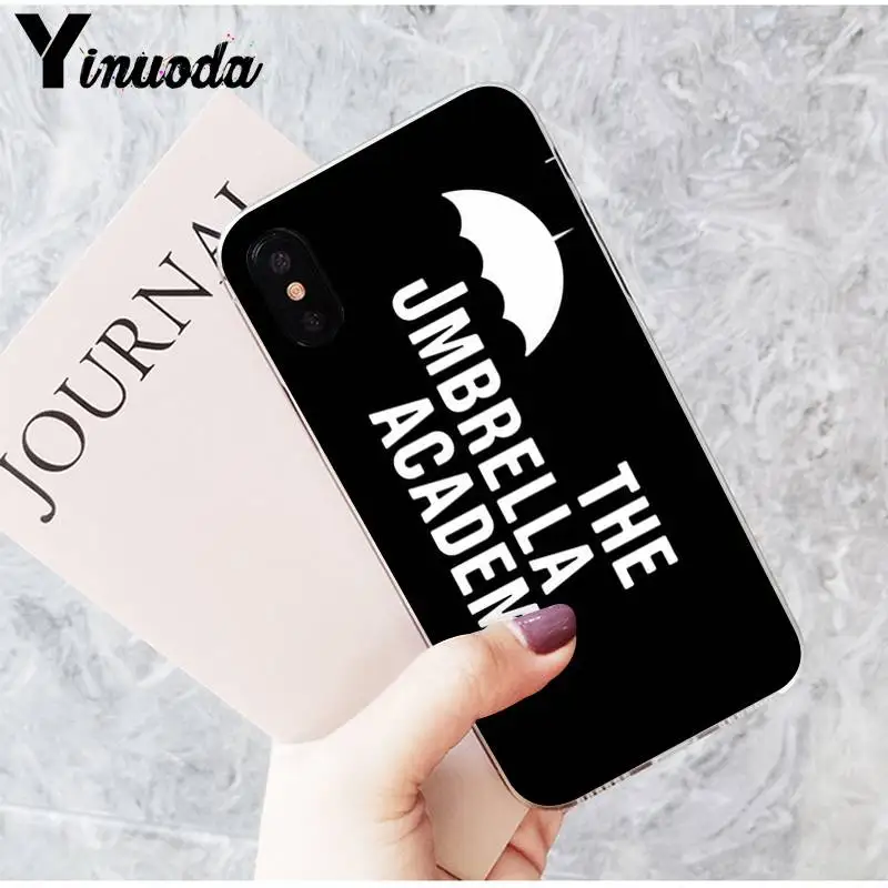 Yinuoda новый тв зонт академия тпу мягкий силиконовый чехол для телефона iPhone 8 7 6 6S Plus