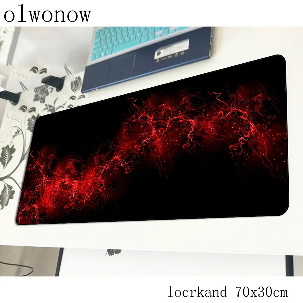Абстрактный красный коврик для мыши подставка компьютерных игр Indie Pop 70x30 см на